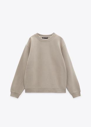 Zara свитшот на флисе зара