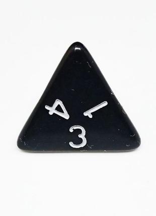 Кубики игральные четырёхгранные d4, 10 штук.2 фото