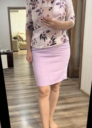 Костюм блузка + юбка!3 фото