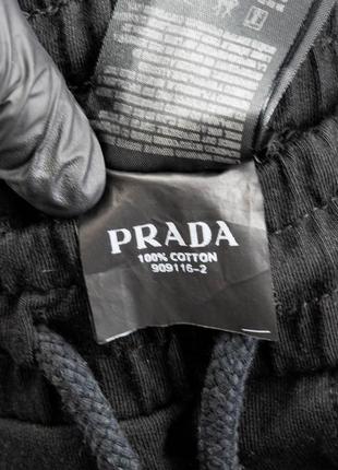 Крутые хлопковые шорты prada6 фото