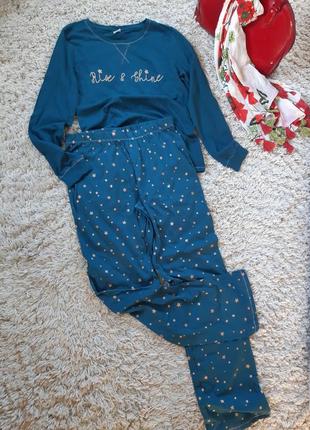 Актуальная хлопковая пижама ,новая, ellen amber,  p. s-m3 фото