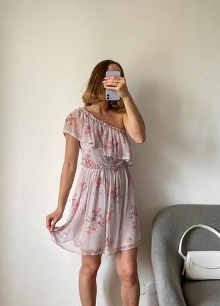 Шифоновое платье в цветочный принт2 фото