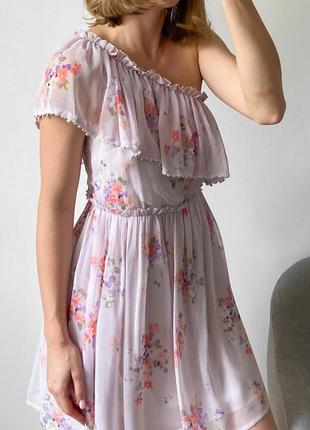Шифоновое платье в цветочный принт3 фото