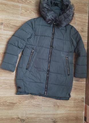 Зимняя удлиненная куртка1 фото