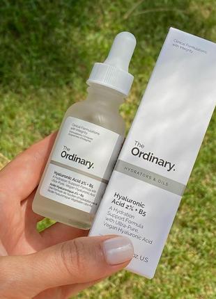 Сироватка с гіалуроновою кислотою від the ordinary hyaluronic acid 2%+b5