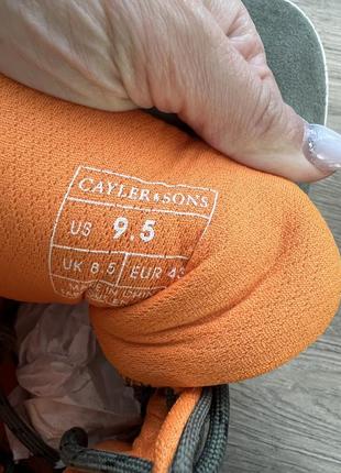 Брендові черевики хакі cayler &son’s хайтопи, снікерси10 фото