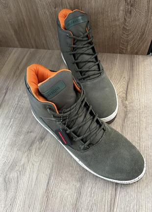 Брендові черевики хакі cayler &son’s хайтопи, снікерси9 фото