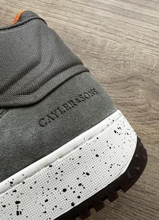 Брендові черевики хакі cayler &son’s хайтопи, снікерси4 фото