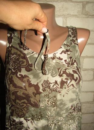 Туника удлиненная блуза м принт2 фото