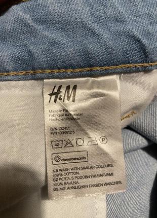 Джинсы легкий клёш h&m6 фото