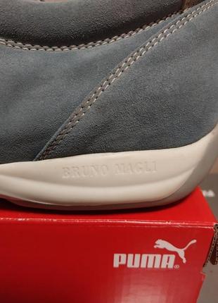 Элитные высококачественные стильные кожаные кроссовки bruno magli3 фото