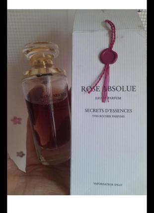 Паpфюмированная вода rose absolute, yves rocher.