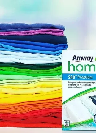 Amway hometm sa8tm premium концентрированный стиральный порошок (3 кг)2 фото
