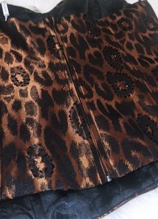 Шикарний  корсет ginabacconi леопард8 фото