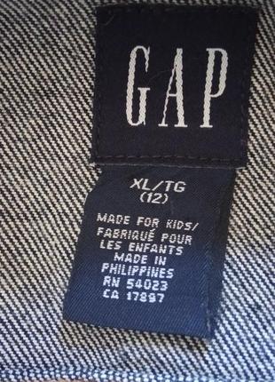 Куртка джинсова gap s-xs оригінал унісекс6 фото