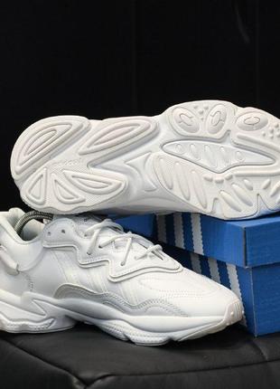 Adidas ozweego шикарные женские кроссовки адидас белые4 фото
