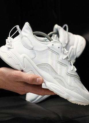 Adidas ozweego шикарные женские кроссовки адидас белые7 фото