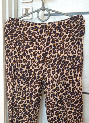 Тонкие легкие брюки летние весенние осенние штаны алладинки primark для девочки 9-10 лет рост 140 см4 фото