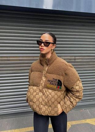 Женская куртка tnf gucci4 фото