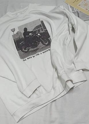 ❗уценка❗
✅свитшот/xxl/объемный свитшот/ с принтом