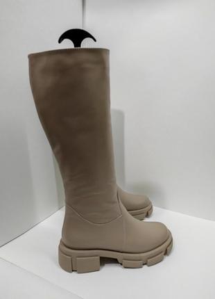 Сапоги натуральная кожа