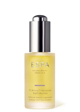 Обновляющая интенсивная ночная сыворотка бустер espa tri-active advanced night booster 20ml (полный