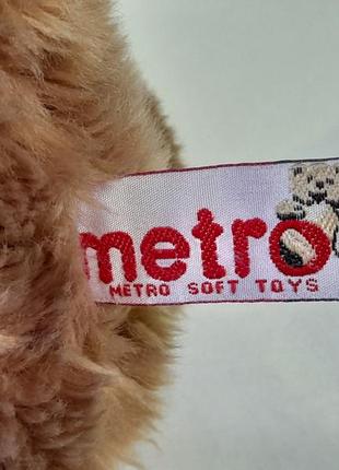 Іграшка м'яка нова  ведмедик  - metro soft toys7 фото