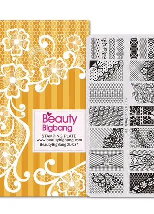 Пластина для стемпінгу beautybigbang xl-037