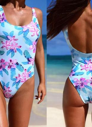 Купальник сдельный цельный слитный