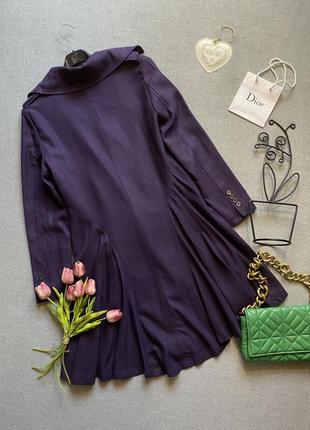 Плащ, тренч, оригинал, lee cooper trensh coat purple, фиолетовый, лиловый, шёлк, шерсть,5 фото