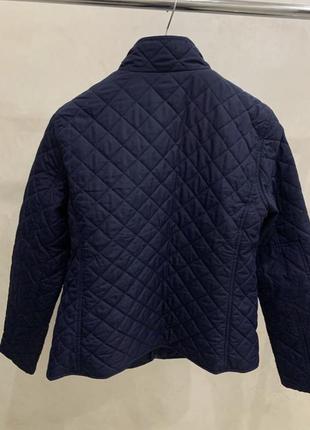 Куртка стьогана polo ralph lauren жіноча синя оригінал3 фото