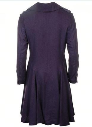 Плащ, тренч, оригинал, lee cooper trensh coat purple, фиолетовый, лиловый, шёлк, шерсть,10 фото