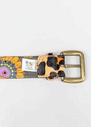 Стильный кожаный ремень dolce & gabbana leopard belt.дизайнерский пояс3 фото