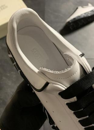 Шикарные кроссовки alexander mcqueen white black .3 фото