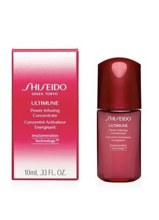 Потужна сироватка концентрат для обличчя shiseido ultimune power infusing concentrate 10 мл