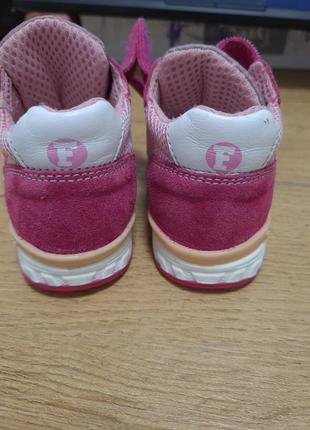 Рожеві кросівки для дівчинки р. 18 11см устілка4 фото