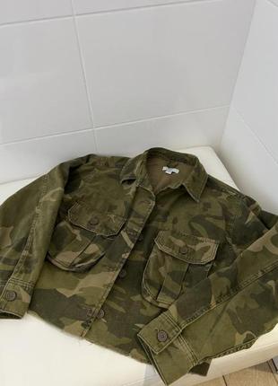Куртка милитари хаки р. xs4 фото