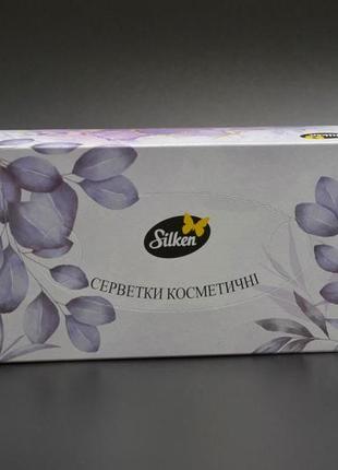 Серветки в коробці  "silken" / 2-шарові / 150шт
