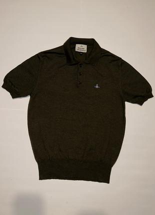 Поло, тенниска, батник vivienne westwood knitted ss orb polo