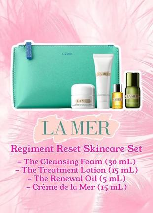 La mer - regiment reset skincare set - набір по догляду для обличчя