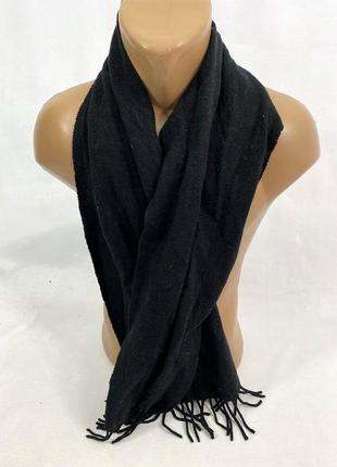 Фірмовий Шарф, якісний, softwool finished, чорний
