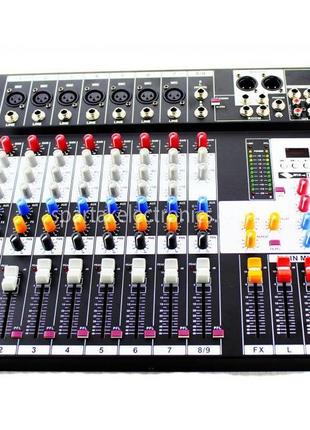 Аудіокшер mixer 8usb/mx 806 bt ямаха 8 канальний