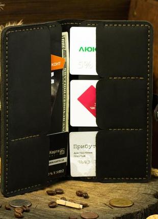 Классический кошелек портмоне из натуральной кожи мужчине женщине