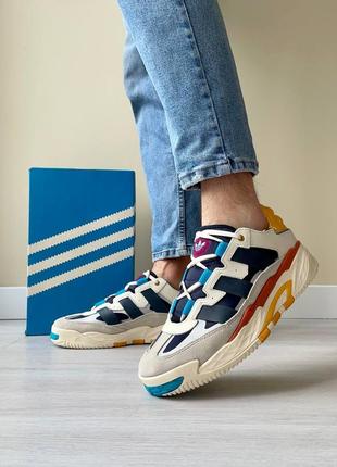 Кросівки adidas triple nitenall кроси adi найтбол адіки найт бол різнокольорові жовті голубі червоні