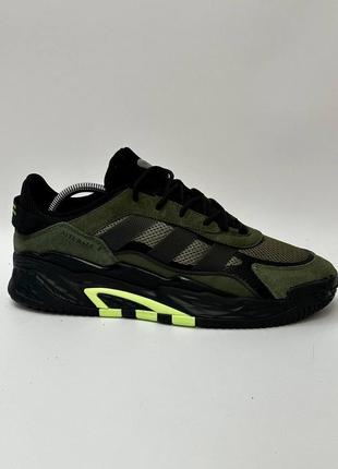 Кросівки adidas nitenall кроси adi найтбол адіки найт бол темно зелені3 фото
