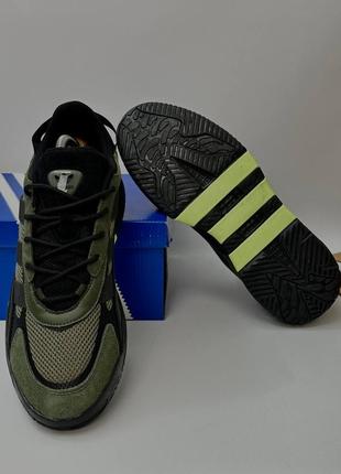 Кросівки adidas nitenall кроси adi найтбол адіки найт бол темно зелені6 фото