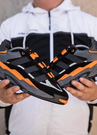 Кросівки adidas nitenall кроси adi найтбол адіки найт бол помаранчеві оранжеві7 фото
