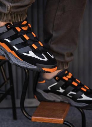 Кросівки adidas nitenall кроси adi найтбол адіки найт бол помаранчеві оранжеві1 фото