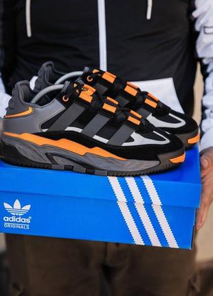 Кросівки adidas nitenall кроси adi найтбол адіки найт бол помаранчеві оранжеві6 фото