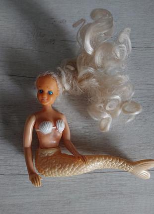 Кукла фигурка русалочка винтаж 90х5 фото